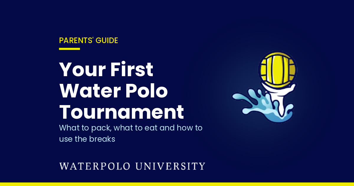 Parents' guide to a youth water polo tournament weekend